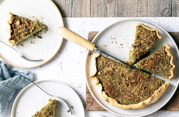 Sbrisolona salata di farro e broccoli