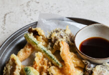Tempura vegetariana di verdure