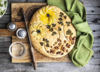 Focaccia fiorita