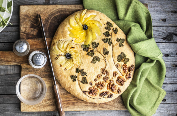 Focaccia fiorita