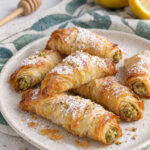 Brioche veloci di fillo ai pistacchi