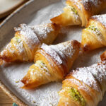 Brioche veloci di fillo ai pistacchi