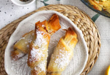 Brioche veloci di fillo ai pistacchi