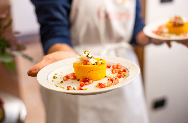 Mini flan di carote e broccoli