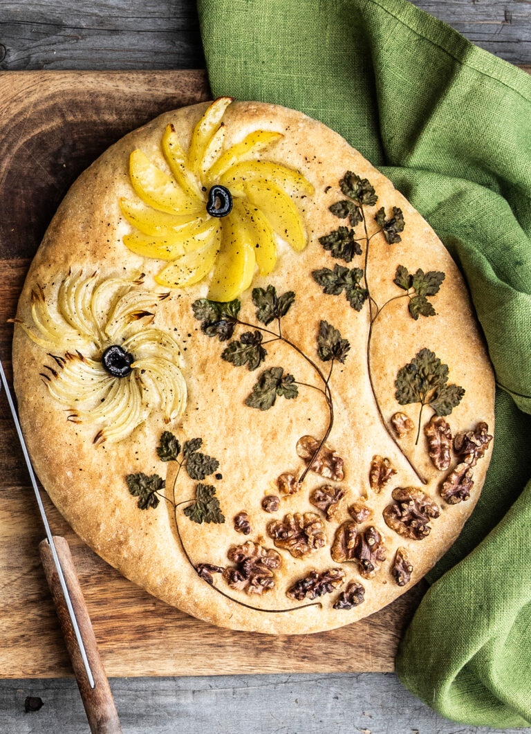 Focaccia fiorita