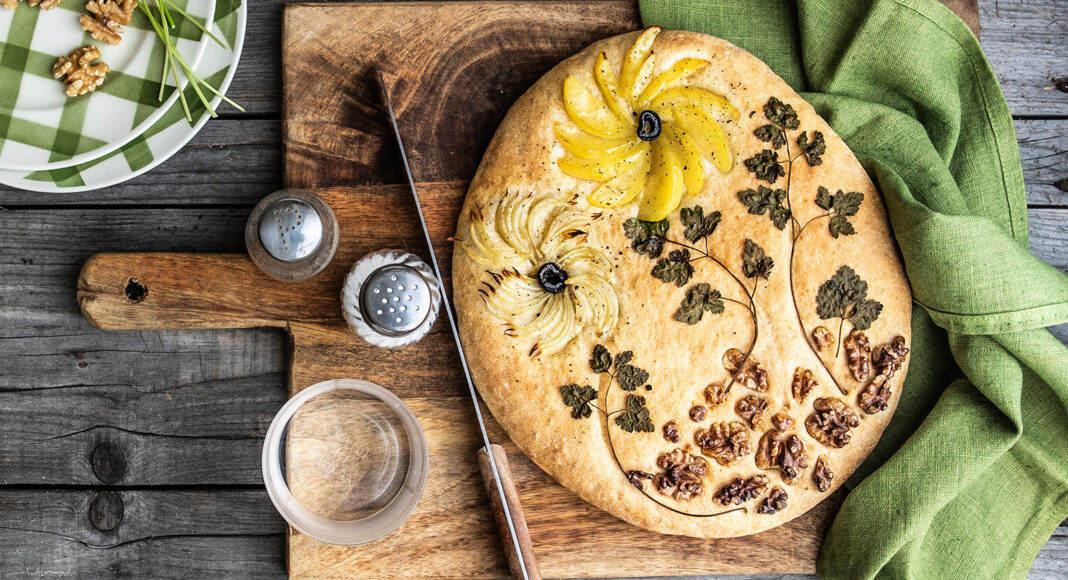 Focaccia fiorita