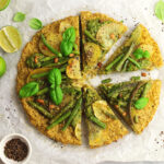 Frittata al forno di miglio e quinoa con patate e fagiolini