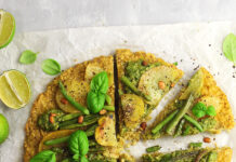 Frittata al forno di miglio e quinoa con patate e fagiolini