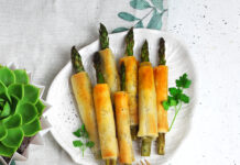 Grissini di asparagi e pasta fillo