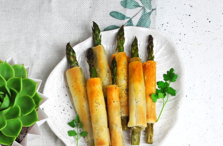 Grissini di asparagi e pasta fillo