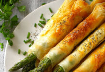 Grissini di asparagi e pasta fillo