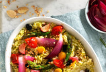 Risotto gratinato di primavera