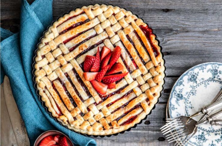 Strawberry pie