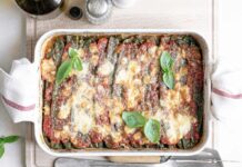 Parmigiana di piattoni e provola fresca