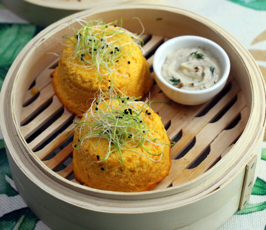 Flan di carote al vapore