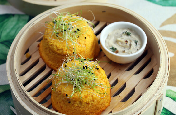 Flan di carote al vapore