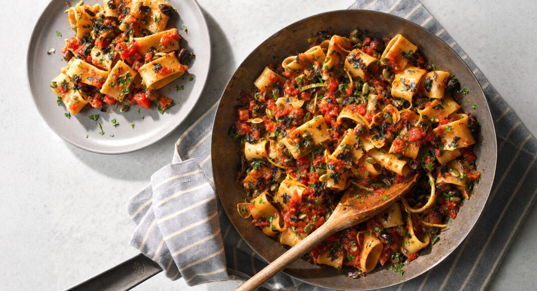 Calamarata vegan allo scoglio