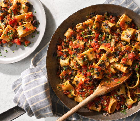 Calamarata vegan allo scoglio