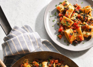 Calamarata vegan allo scoglio