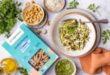 Pasta al pesto di foglie di carote