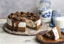 Cheesecake stracciatella