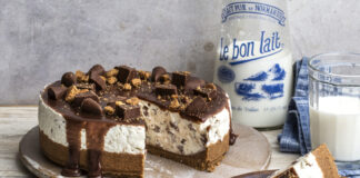 Cheesecake stracciatella
