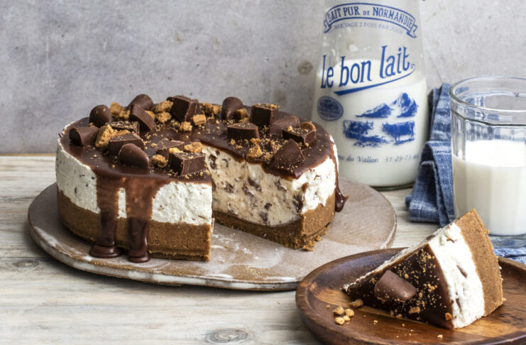 Cheesecake stracciatella