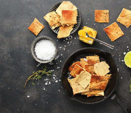 Chips di tofu