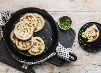 Ricotta cheese flatbread
