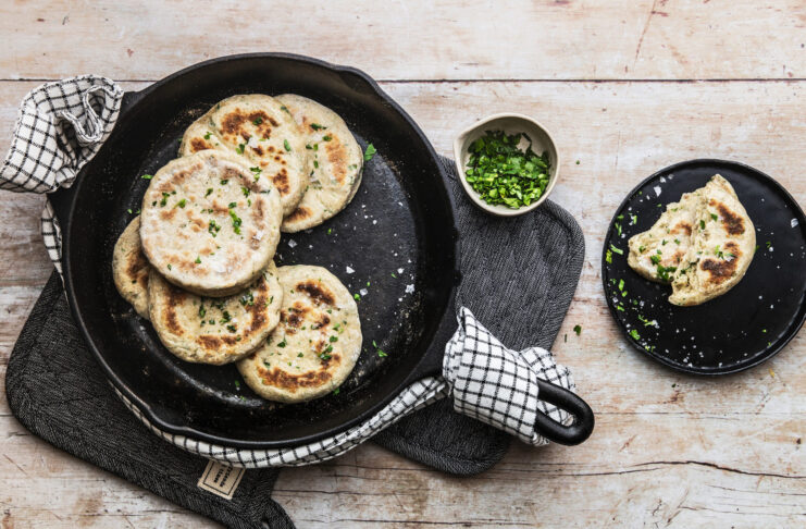 Ricotta cheese flatbread