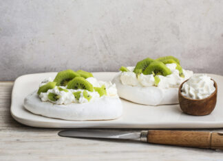 Mini pavlove vegan ai kiwi