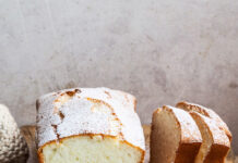 Plumcake bianco di riso, albumi e latte