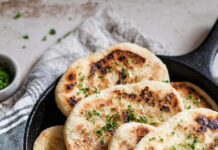 Ricotta cheese flatbread