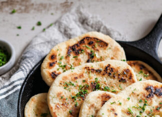 Ricotta cheese flatbread