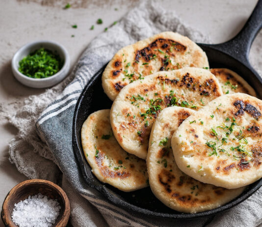 Ricotta cheese flatbread
