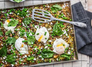 Low carb sì, zero carb no: ricette bilanciate senza rinunciare al gusto Rösti alle zucchine, con piselli e uova poché