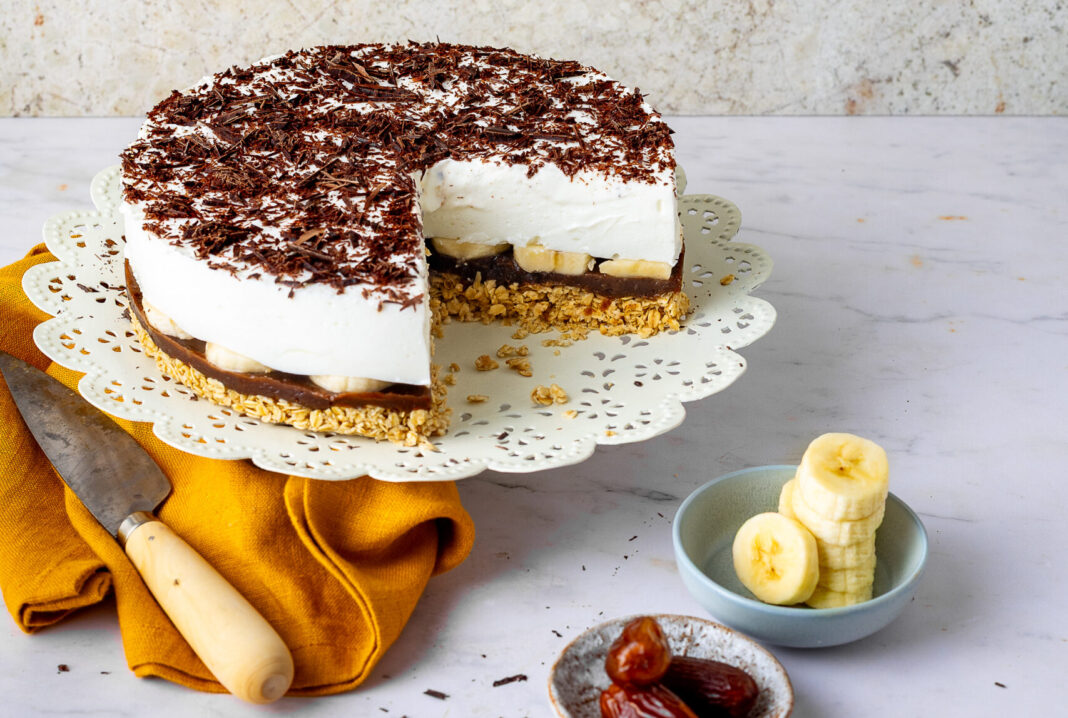 Banoffie pie ricetta light allo yogurt greco