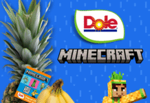 Dole_Minecraft alimentazione sana e benessere digitale
