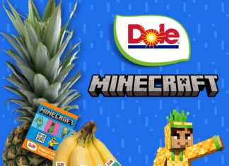 Dole_Minecraft alimentazione sana e benessere digitale