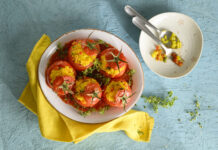 Pomodori di paella ai tre peperoni