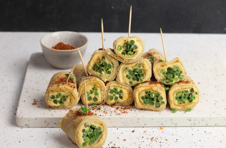 Crêpes di quinoa farcite