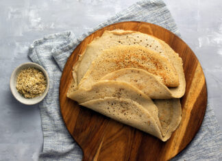 Crêpes di quinoa bianca