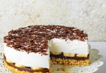 Banoffie pie allo yogurt greco