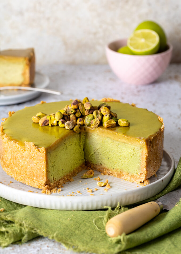 cheesecake-pistacchi-avocado Cheesecake vegan di avocado e pistacchi