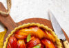 Crostata vegana di pesche nettarine con frolla all’olio