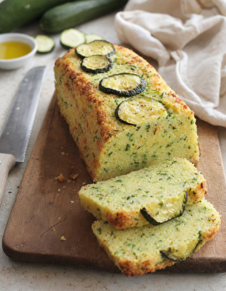 Panfocaccia di cuscus e zucchine
