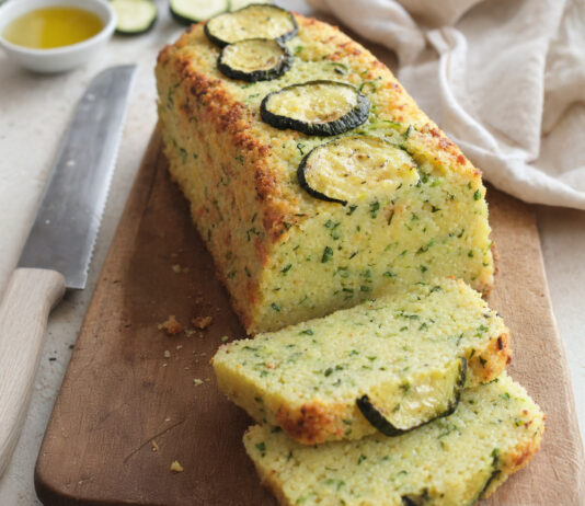 Panfocaccia di cuscus e zucchine