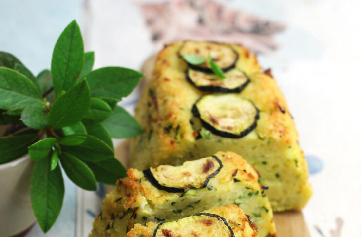 Panfocaccia di cuscus e zucchine