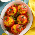 Pomodori di paella ai tre peperoni