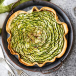 Quiche di zucchine con tapenade rossa